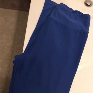 LulaRoe Solid Blue OS Leggings